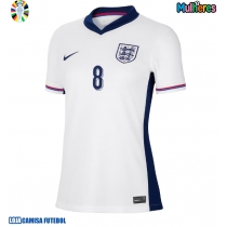 Camisa de Futebol Inglaterra Alexander-Arnold #8 Equipamento Principal Mulheres Europeu 2024 Manga Curta